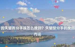 挽回幸福的艺术——女生失望后如何重拾爱情（用心搭建爱情的桥梁）