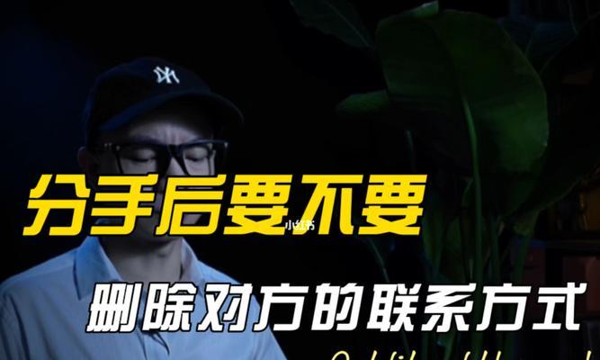 分手后，是否应该删除对方联系方式（维护个人隐私与情感空间的两难选择）-第1张图片-爱昵情感